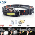 USB Rechargeable LED Headlamp – High Brightness, Lightweight &amp; Adjustable