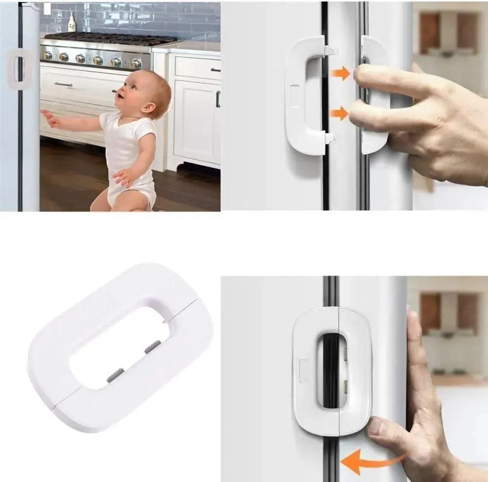 Baby Safety Sliding Door Lock – Child Proof Cabinet & Closet Lock