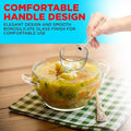 Comfortable Glass Soup Ladle