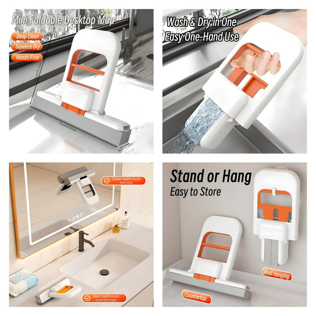 Mini Foldable Desktop Mop