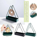 Mosquito Coil Incense Burner Box – Metal Coil Holder with Ash Catcher