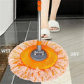 360° Microfiber Spin Mop – Wet &amp; Dry Floor Cleaning