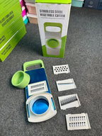 Multi-Function Stainless Steel Vegetable Cutter &amp; Slicer Set